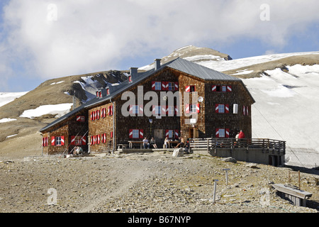 Oberwalder Huette glacier glace neige schnee gletscher Banque D'Images