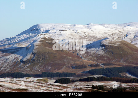 Colline Dumgoyne et le Comte s Seat vu de Duncolm Hill Banque D'Images