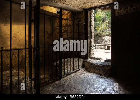 Le Garden Tomb, Jérusalem, Israël Banque D'Images