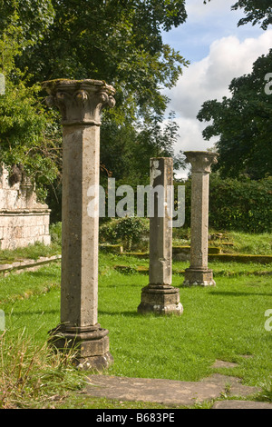 L'Abbaye de Jervaulx, Yorkshire du Nord Banque D'Images