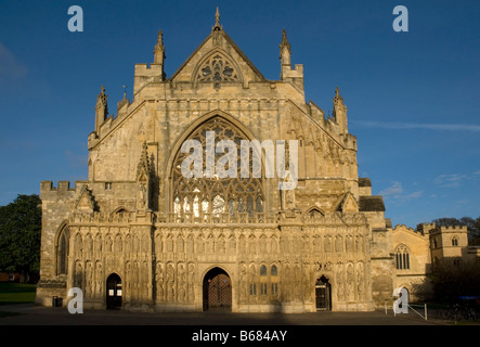 Cathédrale d'Exeter dans le soleil de fin d'après-midi Banque D'Images