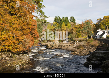 Chutes de Dochart, Killin, Ecosse Banque D'Images