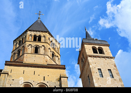 Abbaye bénédictine Abbaye de Cluny (1088-1131), Bourgogne, France Banque D'Images