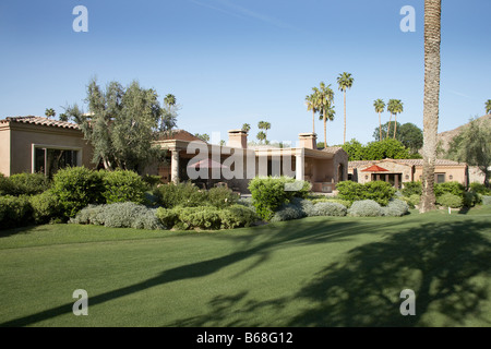 Maison sur terrain de golf Banque D'Images