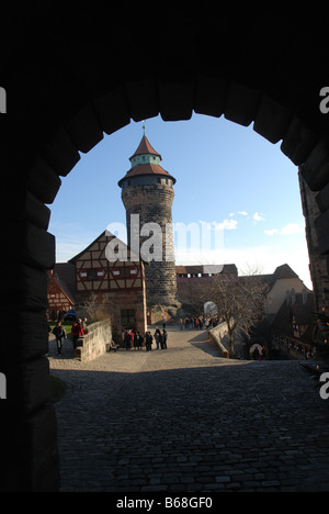 Palais impérial à Nuremberg Allemagne Banque D'Images