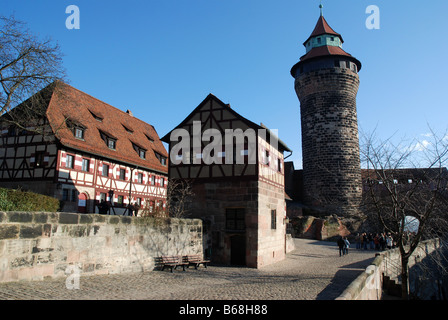 Palais impérial de Nuremberg Allemagne Banque D'Images