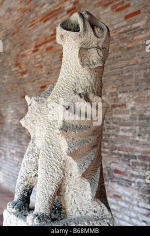 La sculpture romane en pierre, l'art, musée des Augustins, Toulouse, France musée Banque D'Images