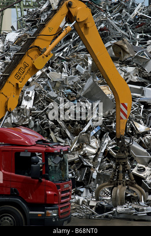 Theo acier, ferraille, Cologne, Rhénanie du Nord-Westphalie, Allemagne. Banque D'Images