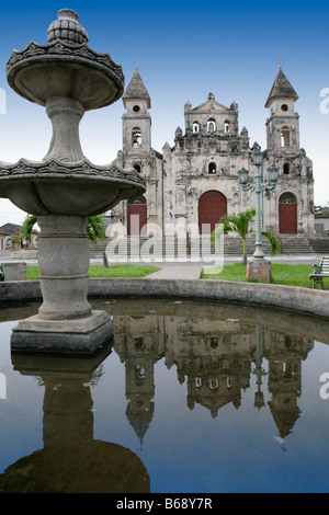 Eglise de Guadalupe Colonial Granada Nicaragua Banque D'Images