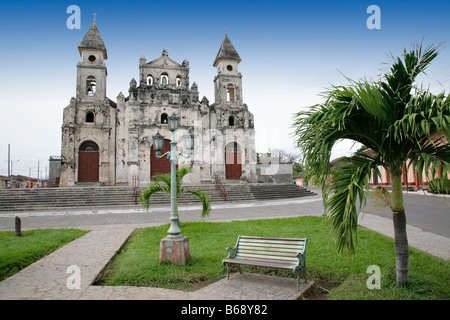 Eglise de Guadalupe Colonial Granada Nicaragua Banque D'Images