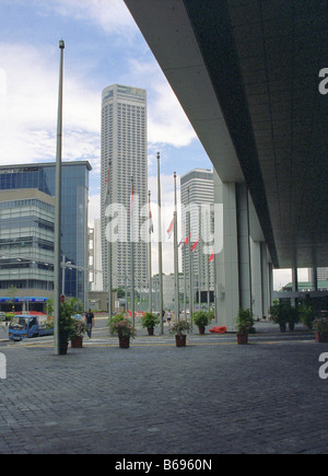 Raffles Boulevard, Singapour Banque D'Images