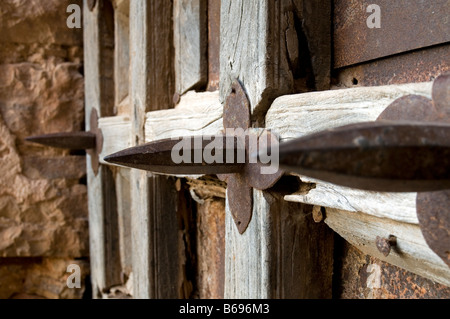 Gate, Taragarh Fort Bundi Rajasthan Inde Banque D'Images