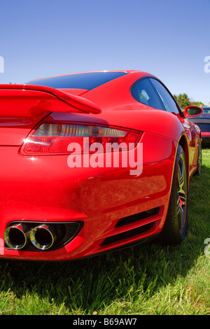 L'arrière d'une Porsche 911 Turbo Banque D'Images