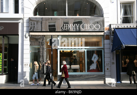 Jimmy Choo shop, New Bond Street, Londres Banque D'Images