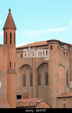 Cathédrale de Saint Antoine (1280s), Albi, France Banque D'Images