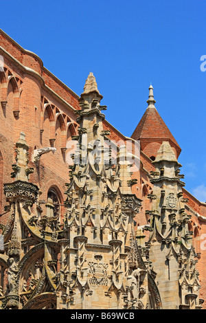 Cathédrale de Saint Antoine (1280s), Albi, France Banque D'Images