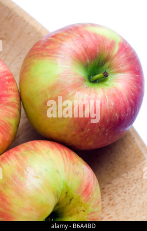 Variété de pommes honeycrisp crisp juteuse et sucrée un croisement entre l'or et de miel macoun cultivés au Canada Banque D'Images