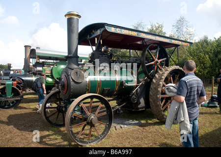 Les moteurs de traction sur l'affichage à l'Romsey Show 2008 Banque D'Images