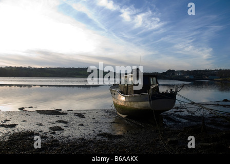 - Rivière Truro, Cornwall, Angleterre Malpas Banque D'Images