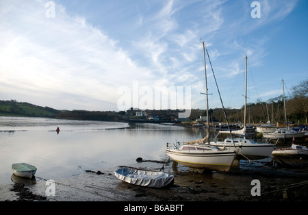 - Rivière Truro, Cornwall, Angleterre Malpas Banque D'Images