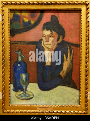 Le Buveur Absinthe 1901 Pablo Picasso Winter Palace Musée De L'Hermitage Saint-Pétersbourg Russie Banque D'Images