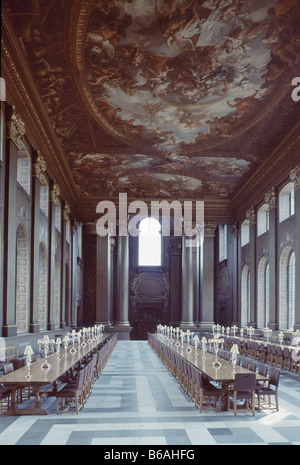 Hall peint de Greenwich. Banque D'Images