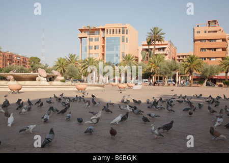 City Park, Ville nouveau, Marrakech, Maroc, Afrique Banque D'Images