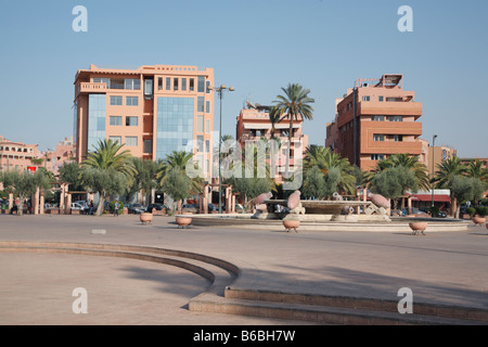 City Park, Ville nouveau, Marrakech, Maroc, Afrique Banque D'Images