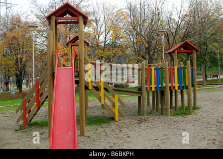 Aire de jeux pour enfants Banque D'Images