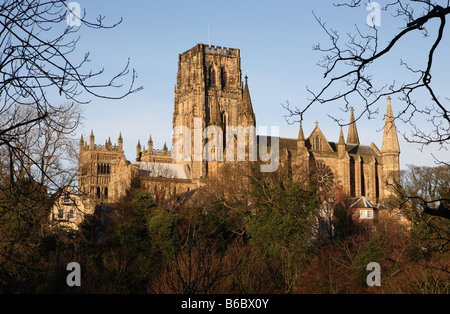 Cathédrale de Durham, Angleterre du Nord-Est, Royaume-Uni Banque D'Images