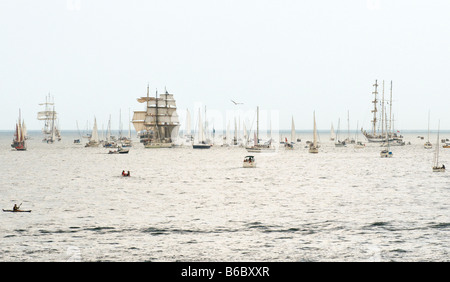 Funchal Tall Ships Regatta, Falmouth, Cornwall, UK Banque D'Images