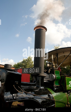 Un moteur de traction Chimney Banque D'Images