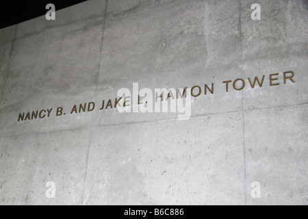 Signe pour les Nancy B. et Jake L. Hamon Tour au M.H. de Young Memorial Museum, San Francisco, Californie. Banque D'Images