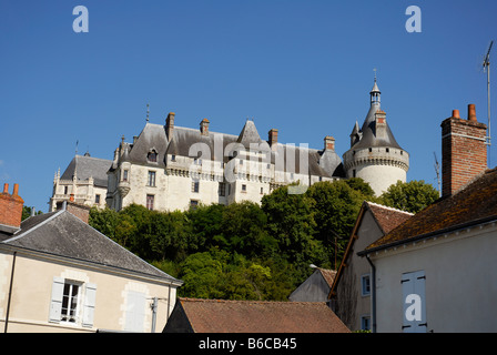 Château de Chaumont, Chaumont sur Loire vallée de la Loire au patrimoine mondial de l'UNESCO, Loir et Cher, Touraine, France Banque D'Images