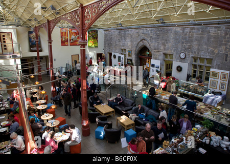 Food Fayre à la station de Richmond Yorkshire Banque D'Images