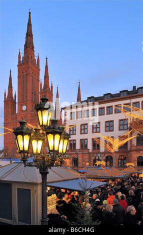 Sternschuppen Markt, Wiesbaden, Allemagne Banque D'Images