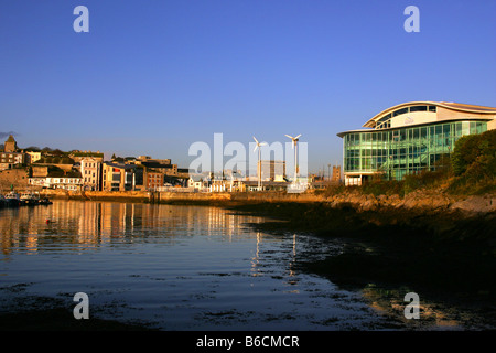 Le National Marine Aquarium sur le Barbican de Plymouth, Devon. Banque D'Images