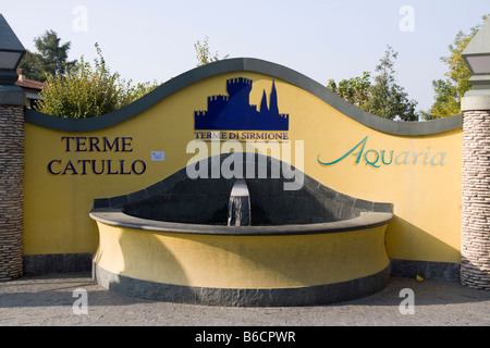 Terme di Catullo, Sirmione. Le bath de Catullo à Sirmione, Lac de Garde, Italie Banque D'Images