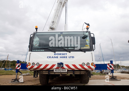 Grue mobile Liebherr LTM 1095 Banque D'Images