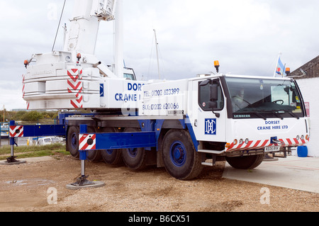 Grue mobile Liebherr LTM 1095 Banque D'Images