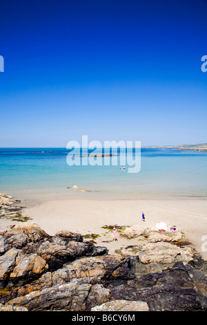 Plage de Porth Tywyn-mawr, Anglesey Banque D'Images