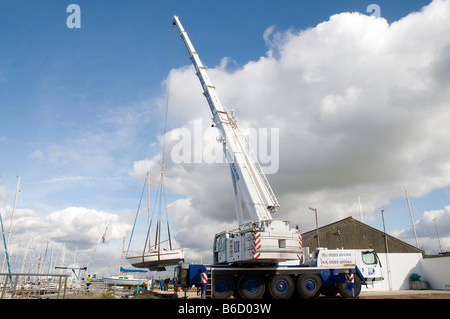 Grue mobile Liebherr LTM 1095 Banque D'Images