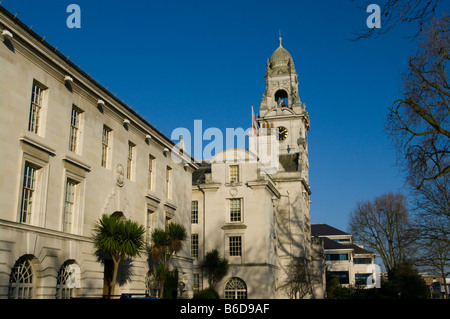 Surrey County Hall des bureaux du gouvernement local 'Kingston Upon Thames Surrey Banque D'Images