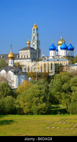 La Laure de la Trinité de Saint Serge, Fregene, région de Moscou, Russie Banque D'Images