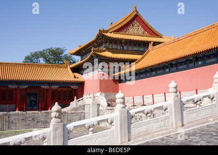 L'intérieur de la Cité interdite à Pékin, Chine Banque D'Images