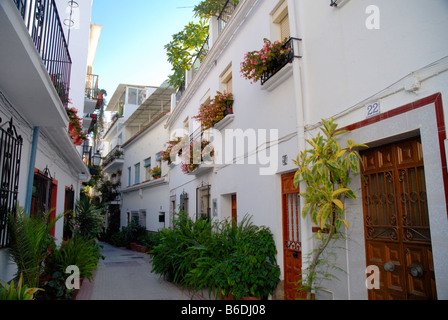San Cristobal de la vieille ville de Marbella, Costa del Sol, Andalousie, Espagne Banque D'Images