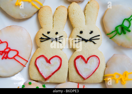 En forme de cookies faits maison, de la nouveauté Banque D'Images