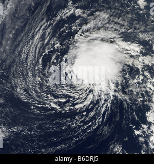 La tempête tropicale Zeta sur l'Océan Atlantique le 2 janvier 2006. Banque D'Images