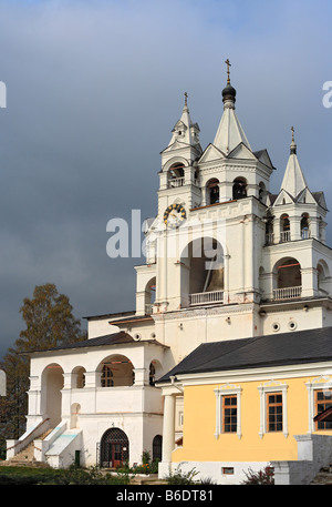 L'architecture de l'église, Clocher, Savvino-Storozhevsky monastère, Zvenigorod, anneau d'Or, dans la région de Moscou, Russie Banque D'Images