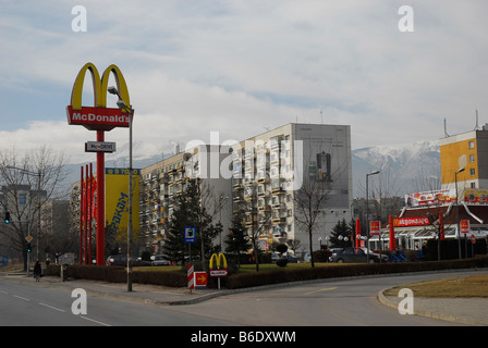 Mladost (Jeunesse) trimestre, Sofia, Bulgarie Banque D'Images